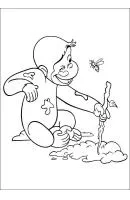 Curious George kleurplaat 9